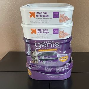5 sets of Litter Genie refill bags